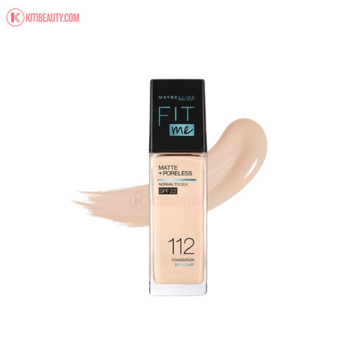 Kem Nền Maybelline Kiềm Dầu, Cho Lớp Nền Mịn Lì Tự Nhiên Fit Me Matte Poreless Foundation 30ml